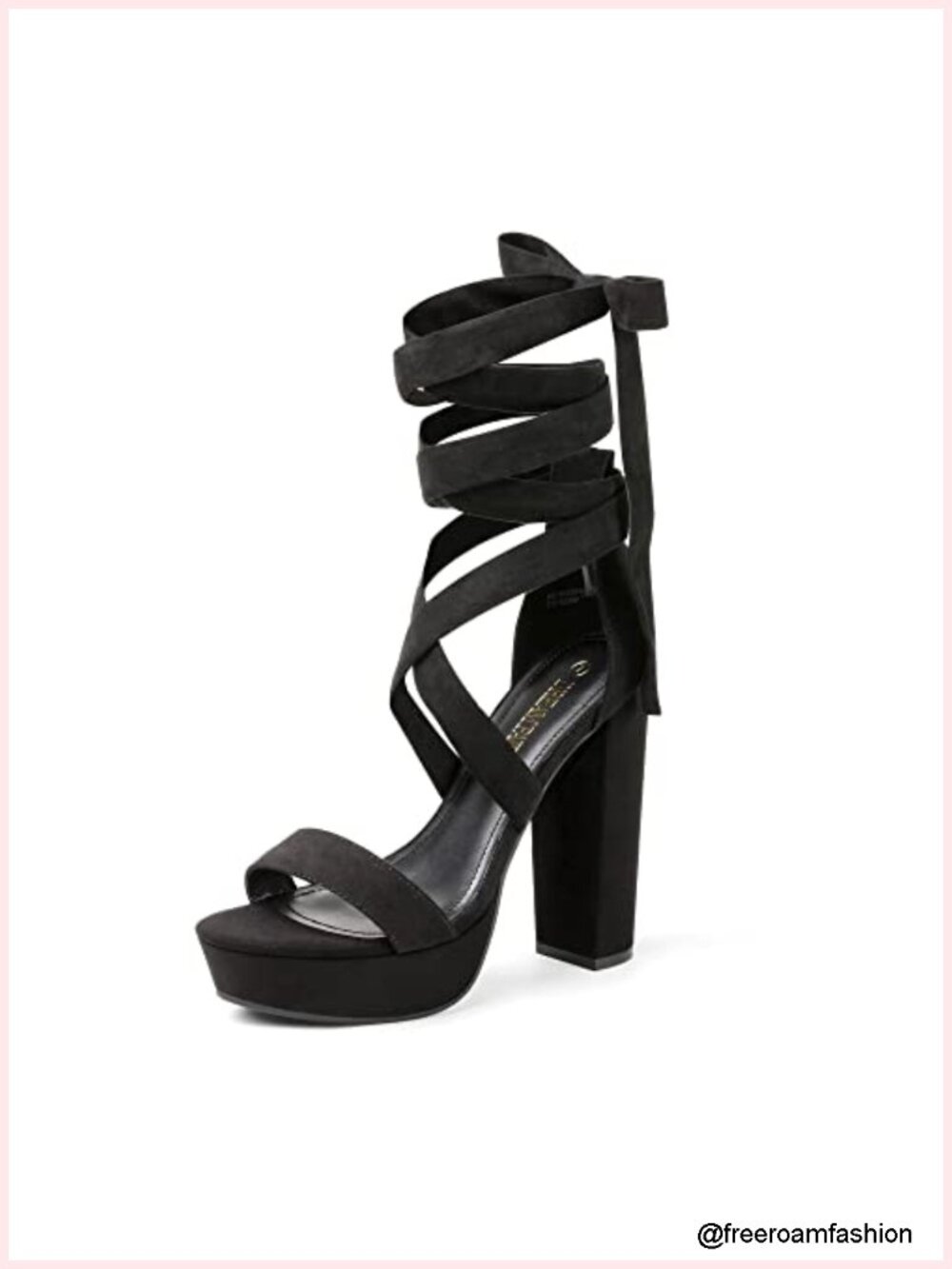 Sexy Platform High Heels Sandals Chunky Heel Strappy Women's Shoes